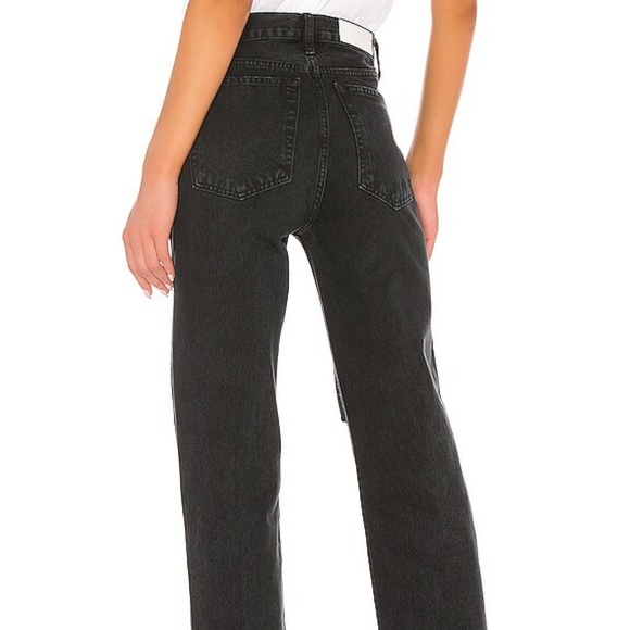 RE/DONE Originals High Rise Loose in Washed Black Size 23 - Picture 3 of 10